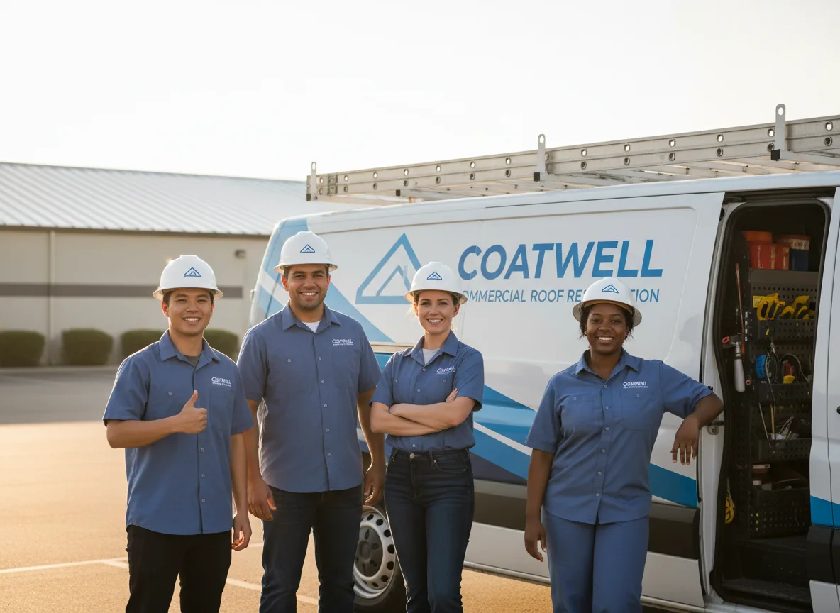 Commercial roof coating company in Mallory, NY